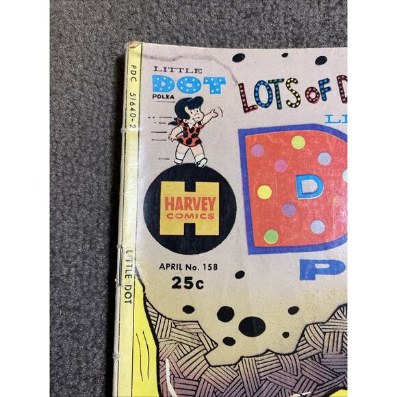 Little Dot Polka #158 Harvey Comics 1975 - Picture 2 of 8